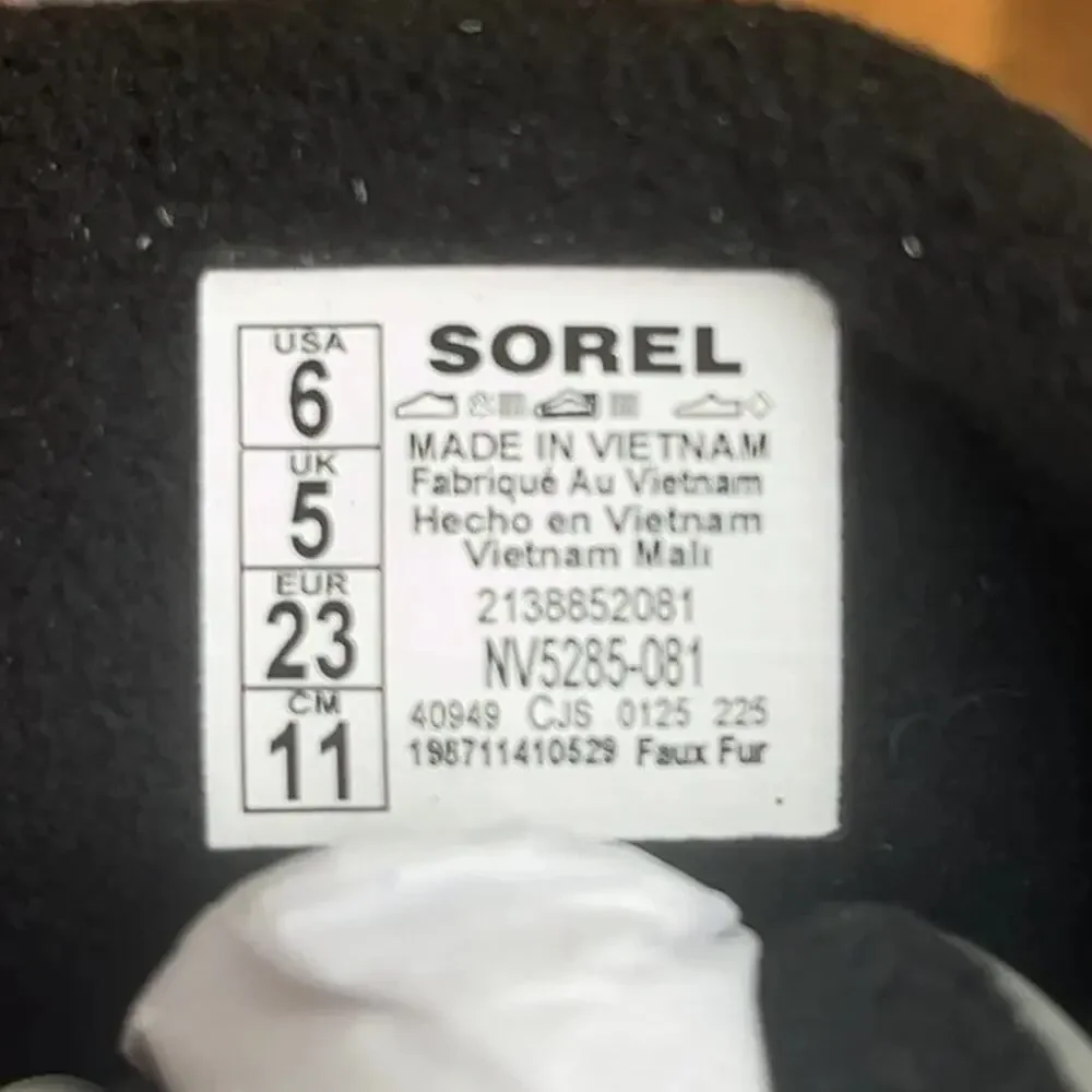 Sorel Toddler Whitney III Strap Mid Boot Children Size 6 Waterproof (Little Kid)